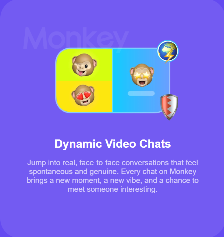 monkey app dynamic video chat